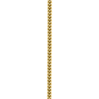10K Yellow Gold Franco Anklet