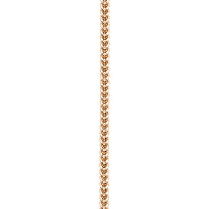 14K Rose Gold Franco Anklet