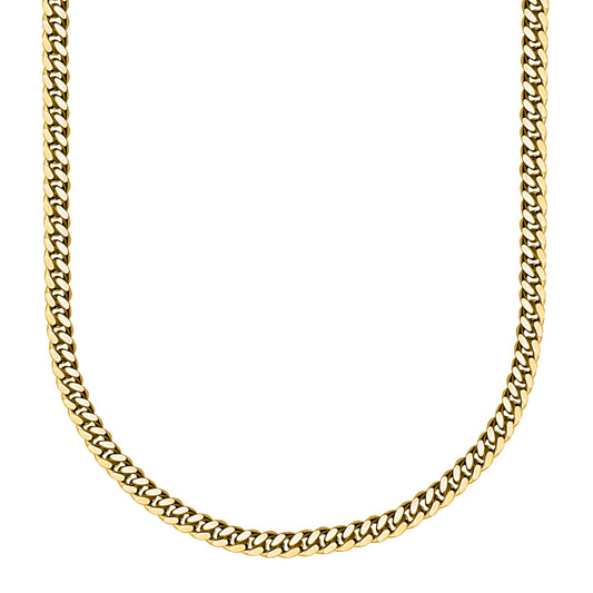 Gold Finished 925 Silver Handmade Miami Cuban Link