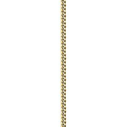 Gold Finished 925 Silver Handmade Cuban Link Bracelet