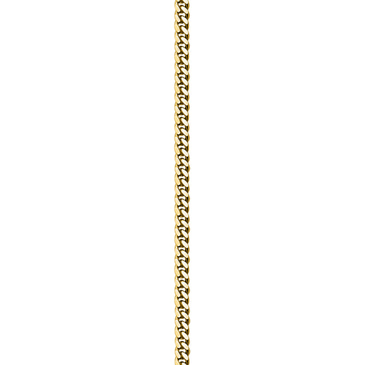 Gold Finished 925 Silver Handmade Cuban Link Bracelet