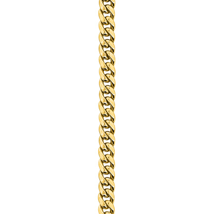 10K Yellow Gold Cuban Anklet