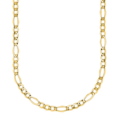 14K Yellow Gold Figaro Link Chain