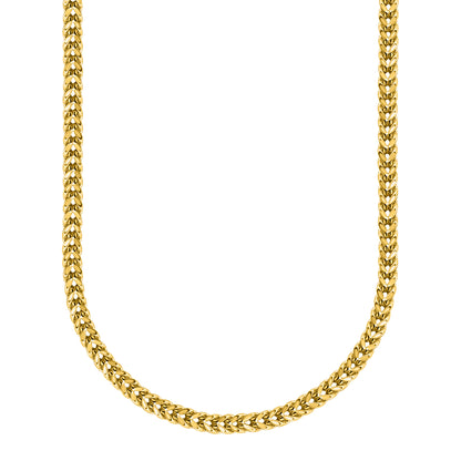 14K Yellow Gold Franco Chain