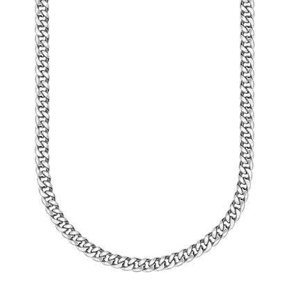 14K White Gold Cuban Link