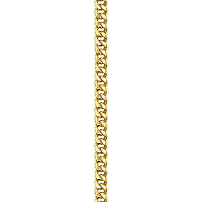 10K Yellow Gold Cuban Anklet