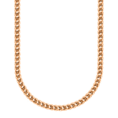 10K Rose Gold Franco Chain