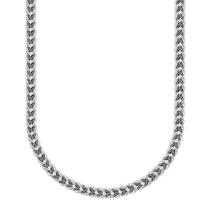 10K White Gold Franco Chain