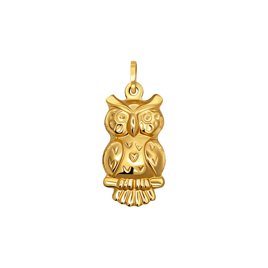 Gold Owl Pendant