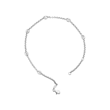 Mariner Puff Anklet with Adjustable Length