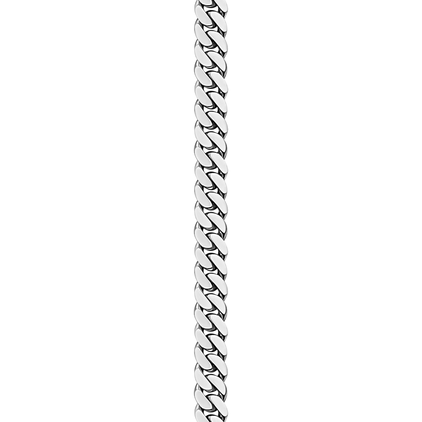 925 Silver Handmade Cuban Link Bracelet
