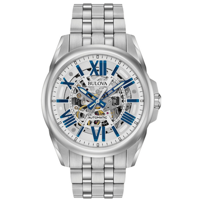 Bulova Sutton Men's Blue Accent Automatic Dial Classic Watch