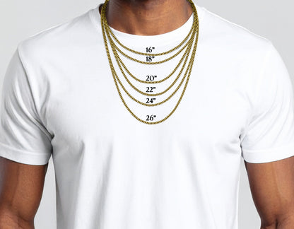 14K Yellow Gold Franco Chain