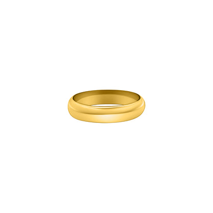 4mm Half Round Weddidng Band
