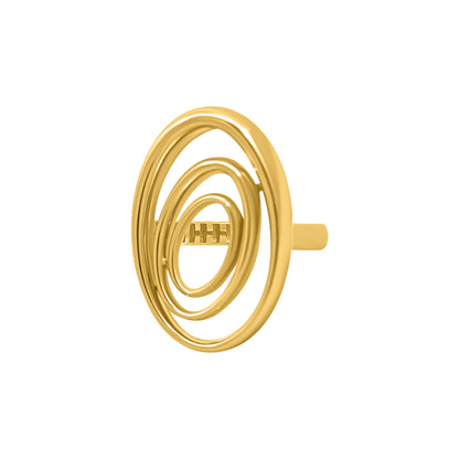 Modern Spiral Statement Ring