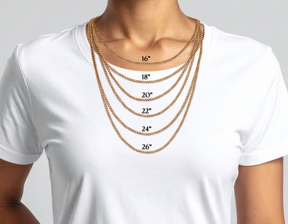 10K Rose Gold Cuban Link