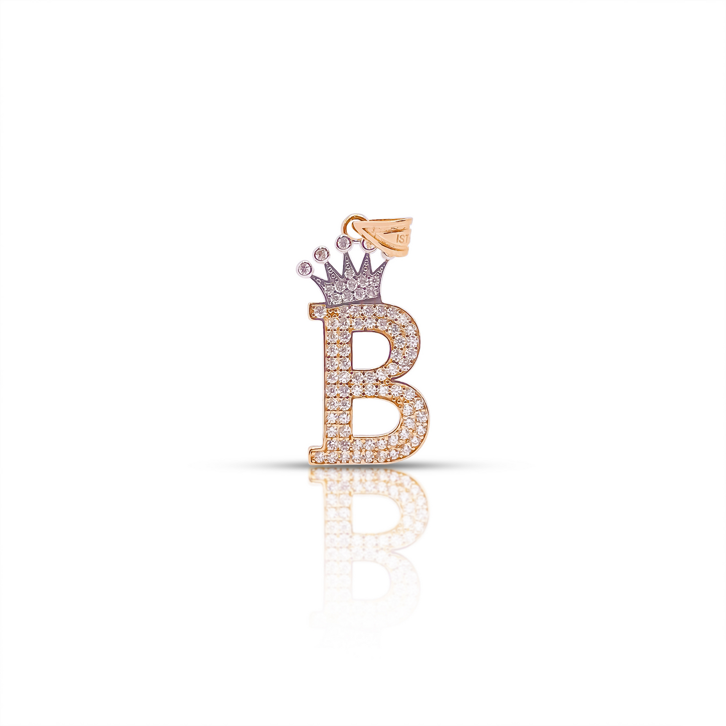 Crown Letter Pendant