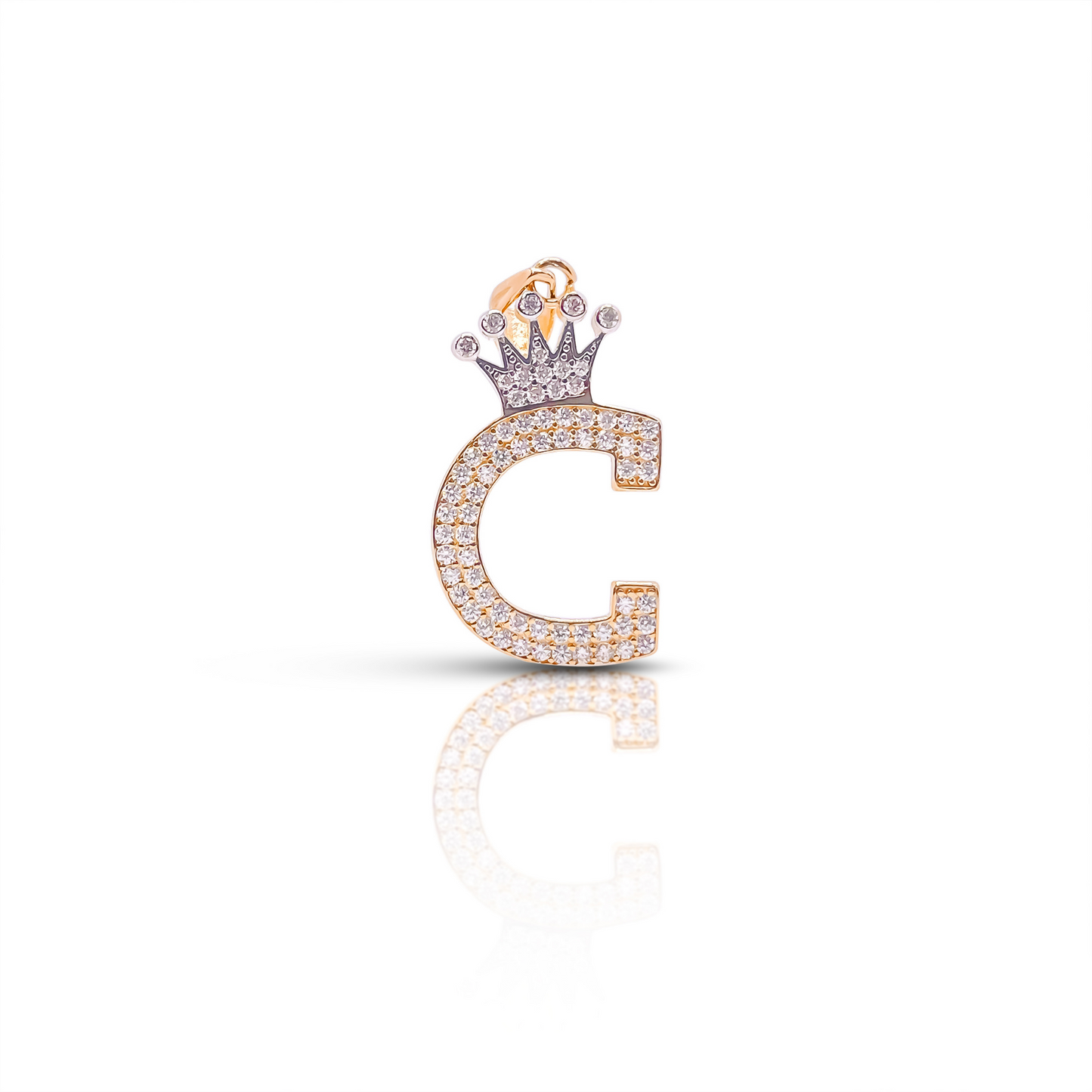 Crown Letter Pendant