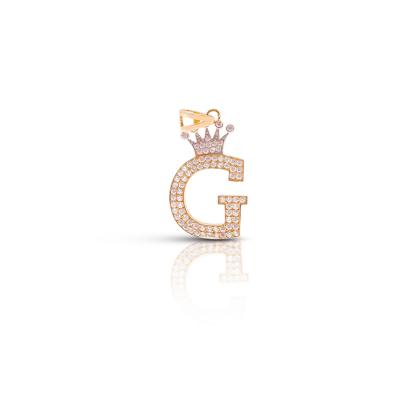 Crown Letter Pendant