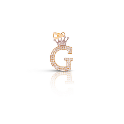 Crown Letter Pendant