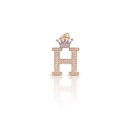Crown Letter Pendant