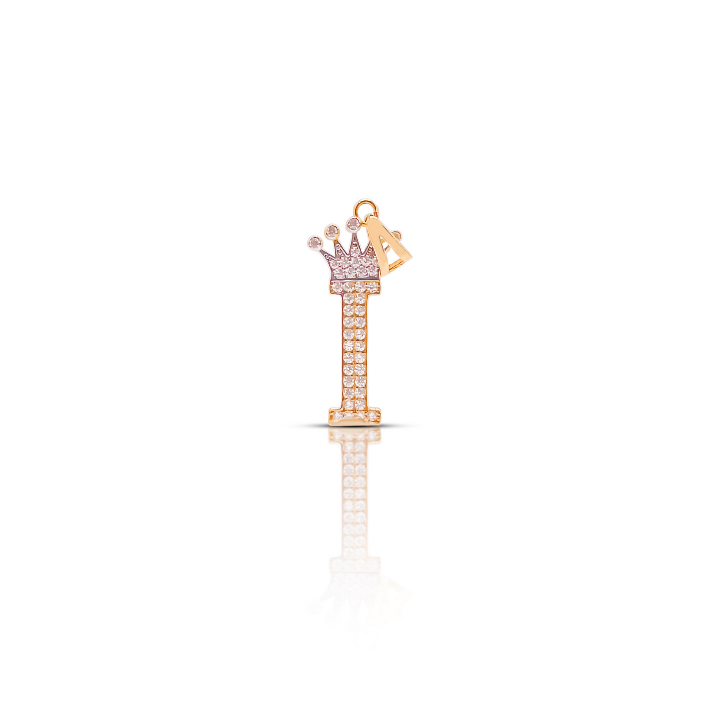 Crown Letter Pendant