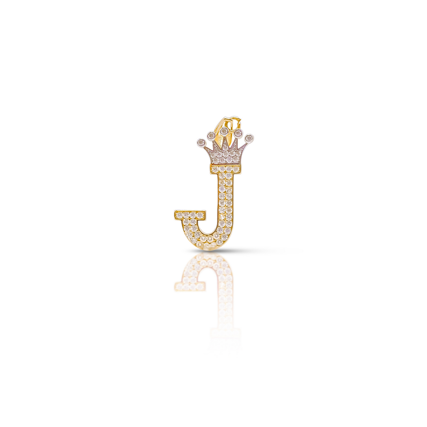 Crown Letter Pendant