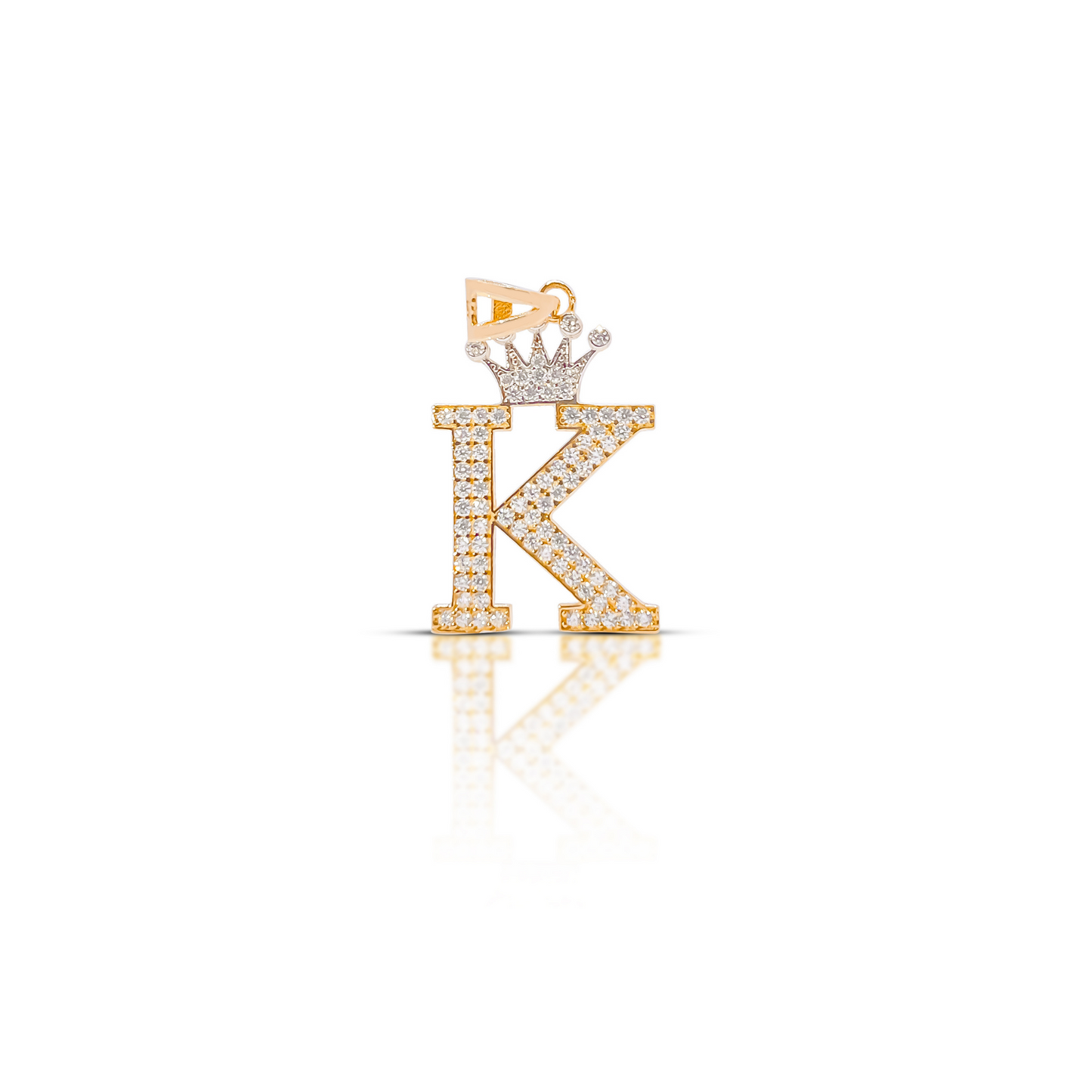 Crown Letter Pendant