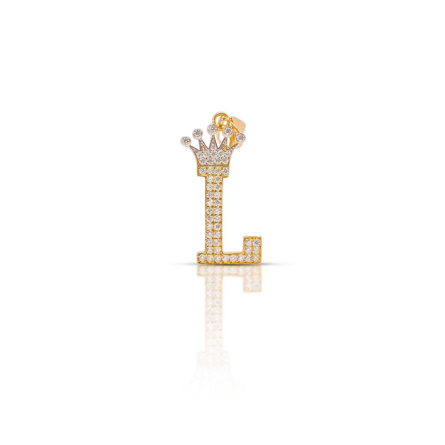 Crown Letter Pendant