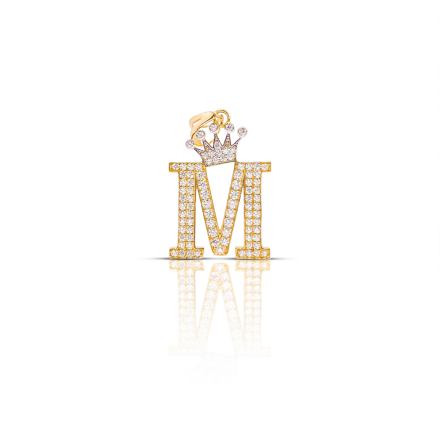 Crown Letter Pendant