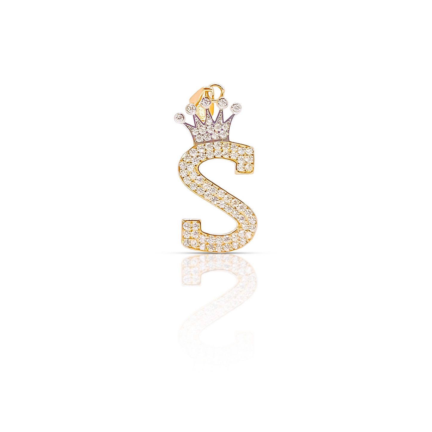 Crown Letter Pendant