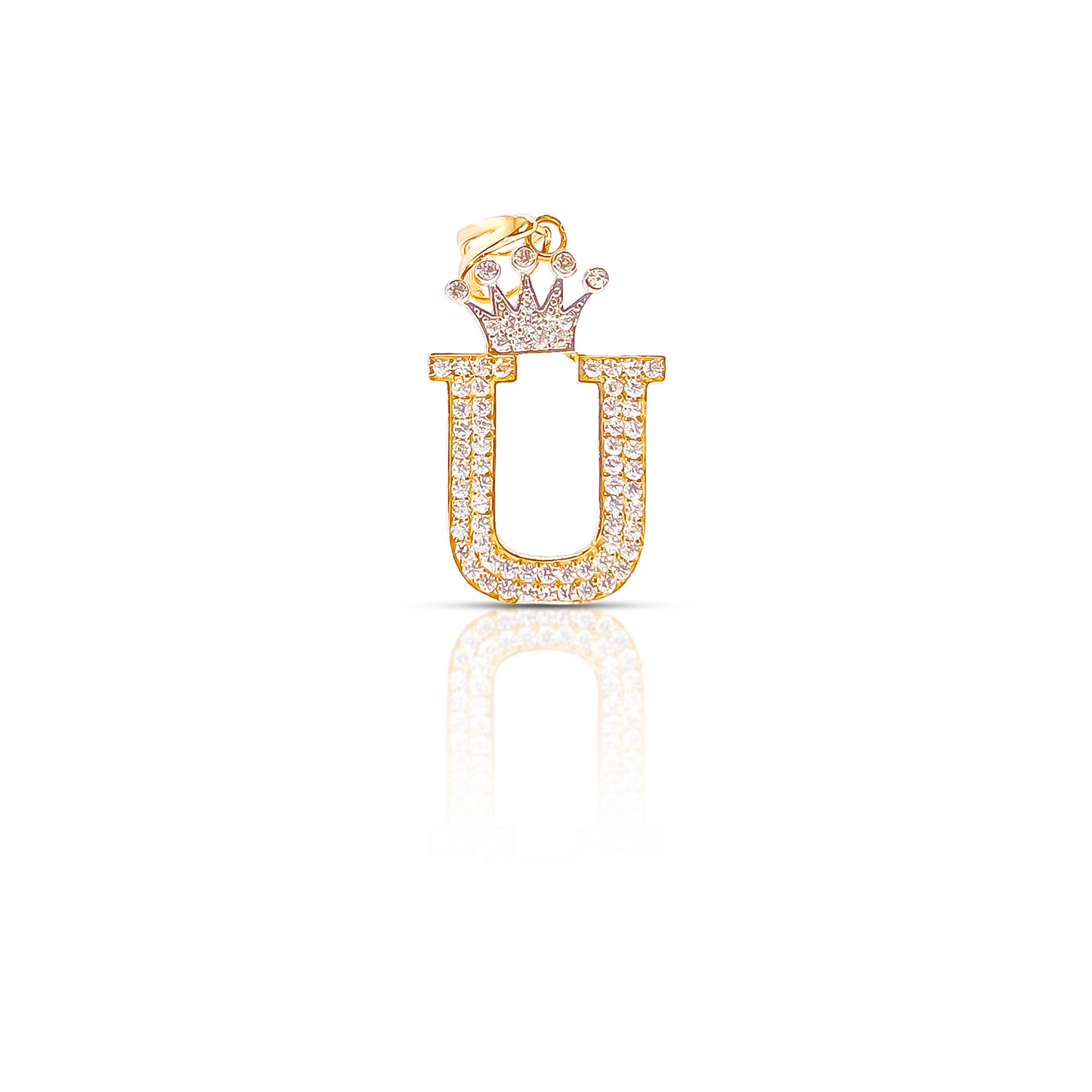 Crown Letter Pendant